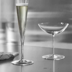 Orrefors Geometry Champagne glas 25cl 2-pack Clearance