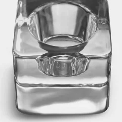 Orrefors Ice cube ljuslykta 65mm Hot