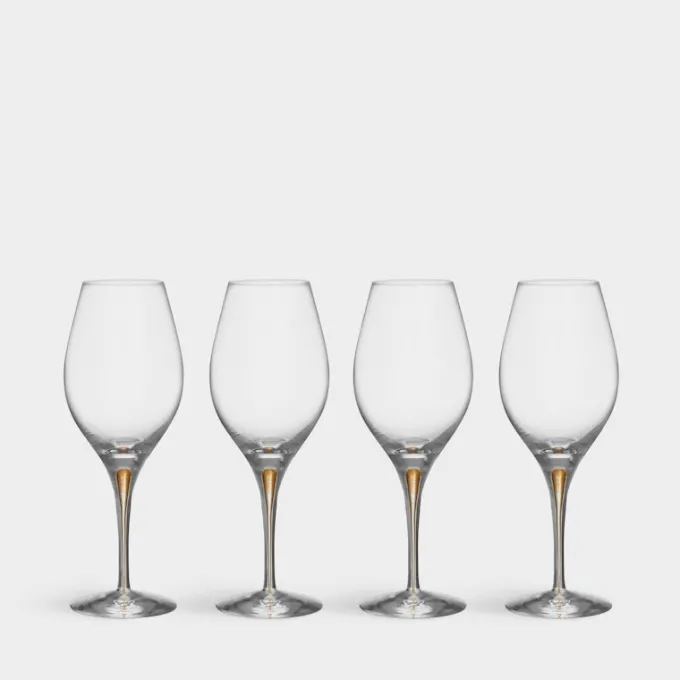 Orrefors Intermezzo Balance vinglas guld 44cl 4-packErika Lagerbielke Online