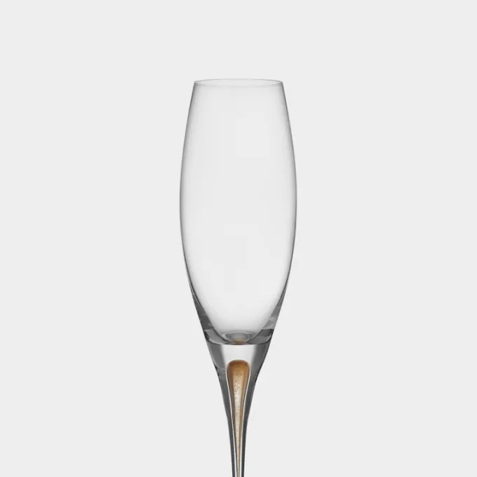 Orrefors Intermezzo champagneglas guld 26cl 2-packErika Lagerbielke Sale