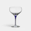 Orrefors Intermezzo coupe champagneglas blå 30clErika Lagerbielke Clearance