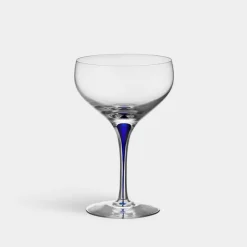 Orrefors Intermezzo coupe champagneglas blå 30clErika Lagerbielke Clearance