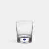 Orrefors Intermezzo double old fashioned glas blå 40clErika Lagerbielke Discount