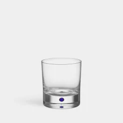 Orrefors Intermezzo old fashioned glas blå 25clErika Lagerbielke New