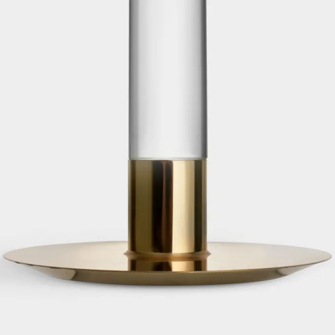 Orrefors Lumiere ljusstake guld 265mm Discount