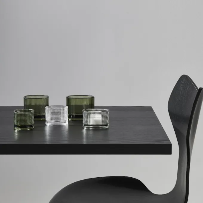 Orrefors Magica ljuslykta super circle grön 70mm Discount