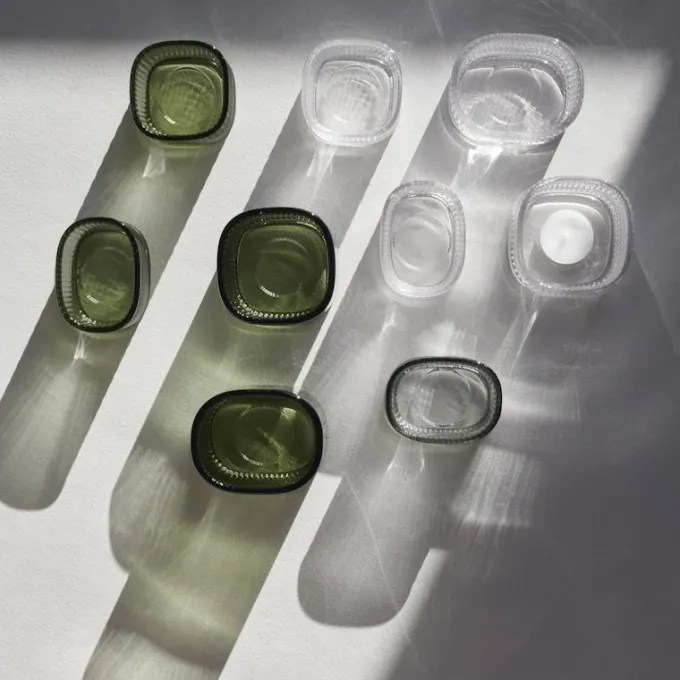 Orrefors Magica ljuslykta super ellipse grön 70mm Online