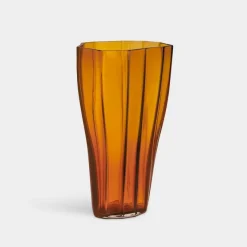 Orrefors Reed vas bärnsten 300mmMonica Förster New