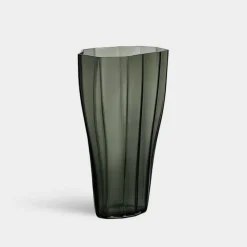 Orrefors Reed vas mossgrön 300mm Clearance