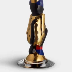 Orrefors Snaps Djävul snapsglas guld 4clGunnar Cyrén Hot