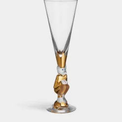 Orrefors The sparkling devil champagneglas guld 19cl Fashion