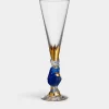 Orrefors The sparkling devil champagneglas blå 19cl Sale