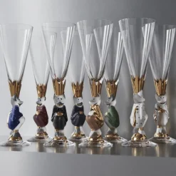 Orrefors The sparkling devil champagneglas guld 19cl Fashion